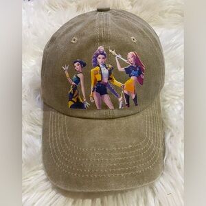 BRAND NEW WITH TAGS KPOP Demon Hunters Khaki Adjustable Cap – Kids & Adults